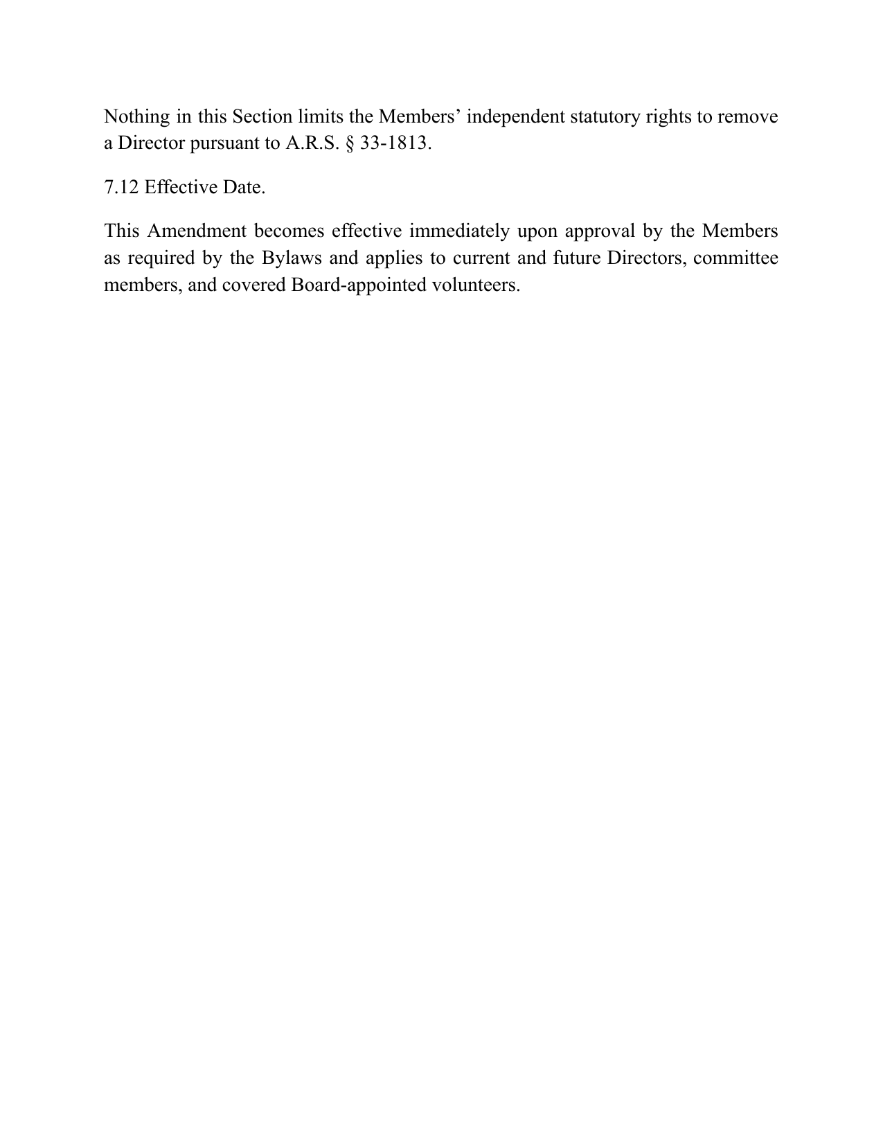 Proposed Bylaws Amendment page 5